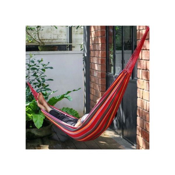 Colorful Fabric Hammock + Hanging Rope + Storage Bag